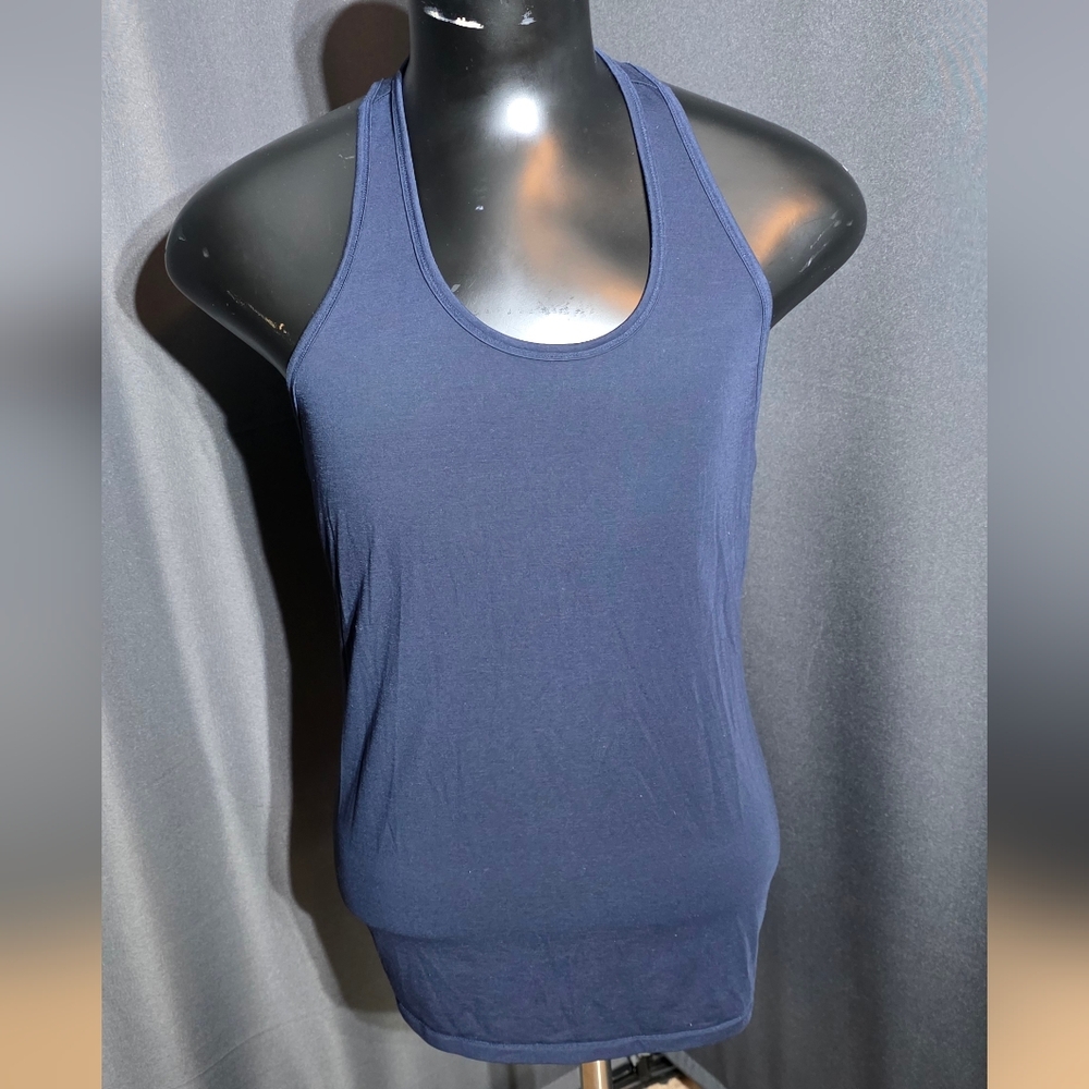 Navy Blue Athleta Cross Back Tank medium